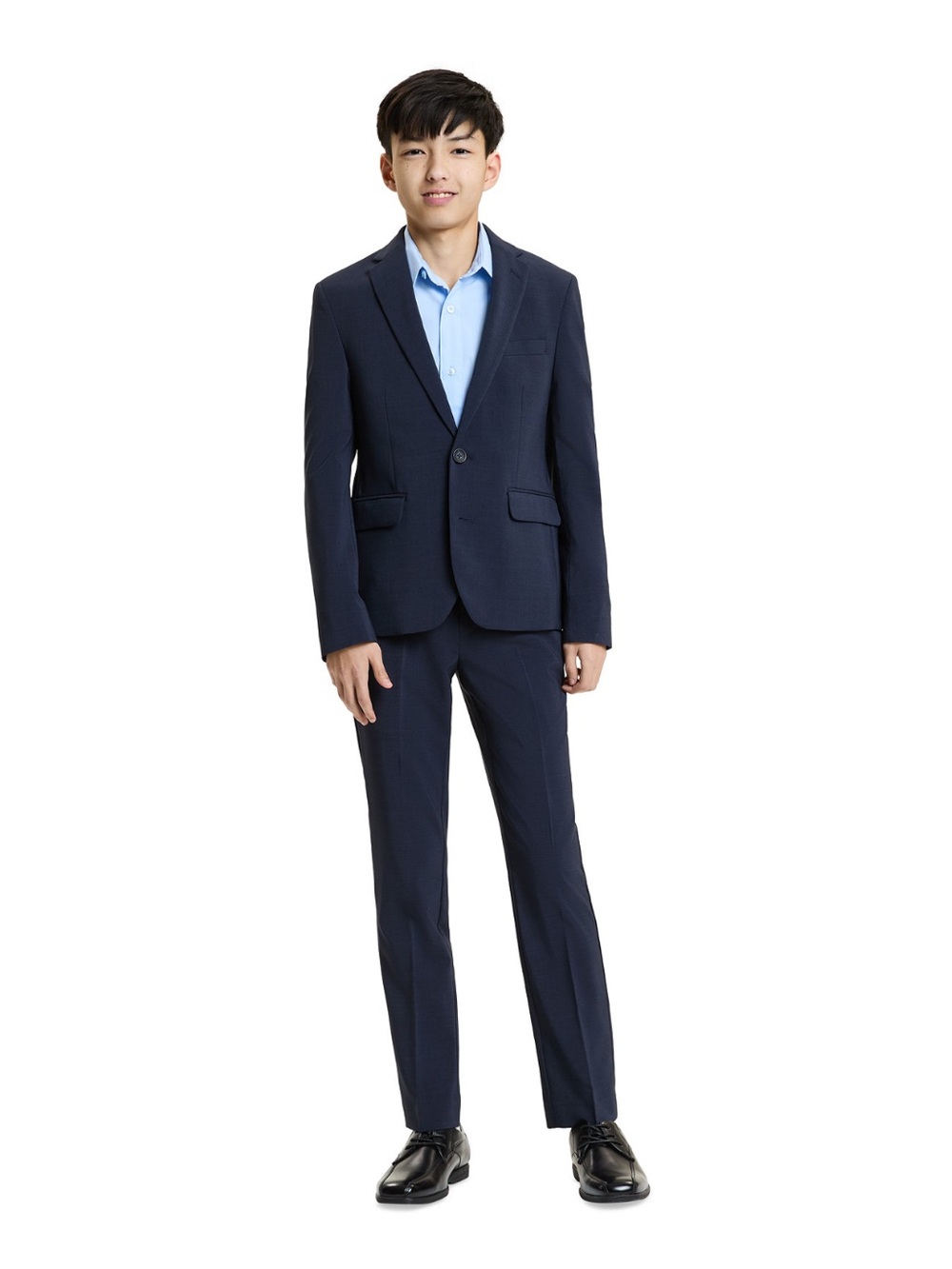 Kenneth Cole Reaction Boys Navy Two-Piece Suit Jacket & Pants Size 16R